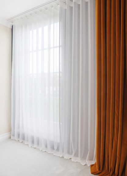 Floor length handmade curtains
