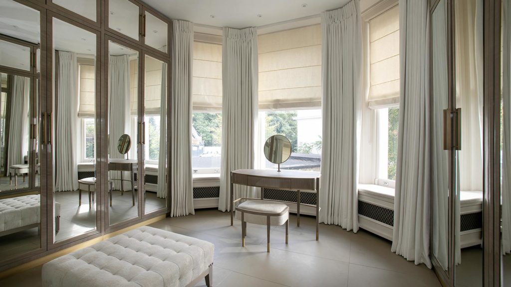 Curtains & blinds, full length, Holland Park London