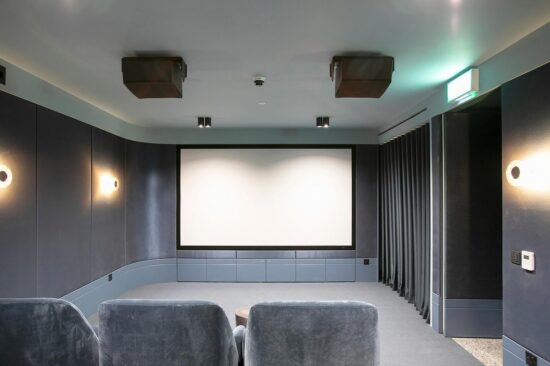 Home cinema curtaining, Greenwich Peninsula